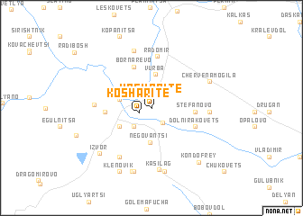 map of Kosharite