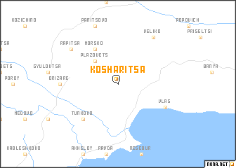 map of Kosharitsa