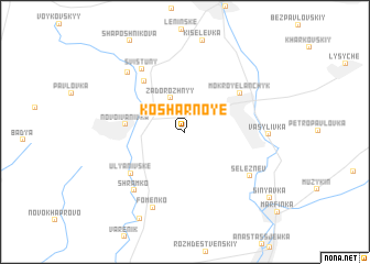 map of Kosharnoye
