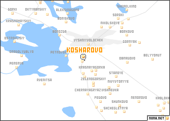 map of Kosharovo