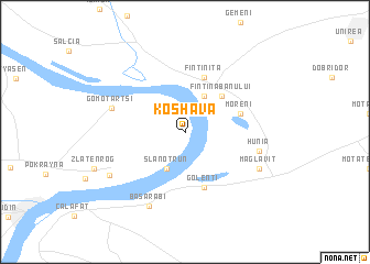 map of Koshava