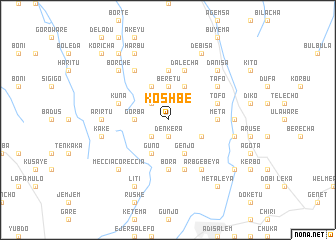 map of Koshbē