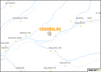map of Koshbulak