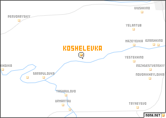 map of Koshelëvka
