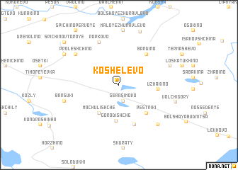 map of Koshelëvo