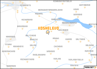 map of Koshelevo