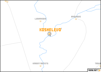 map of Koshelëvo