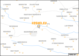 map of Koshelëv