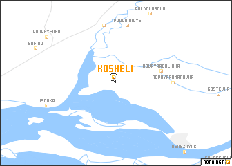 map of Kosheli