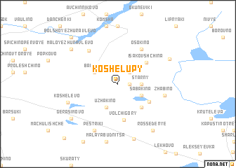 map of Koshelupy