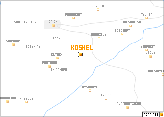 map of Koshel\