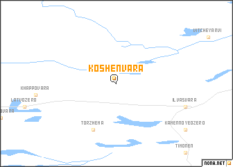 map of Koshenvara