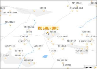 map of Kosherovo