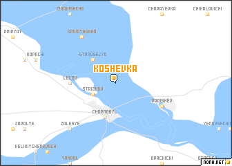 map of Koshevka