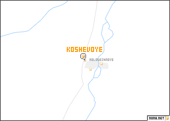 map of Koshevoye