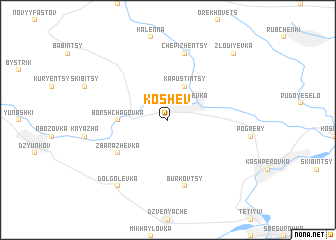 map of Koshev