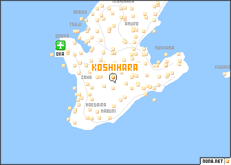 map of Koshihara