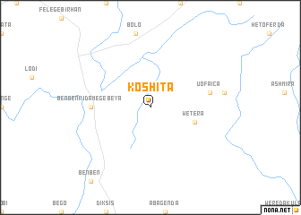 map of Koshīta