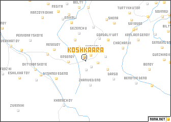 map of Koshka-Ara