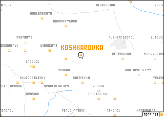 map of Koshkarovka