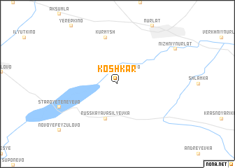 map of Koshkar