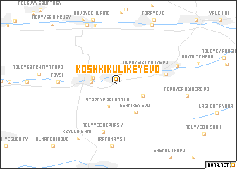 map of Koshki-Kulikeyevo