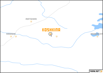 map of Koshkina