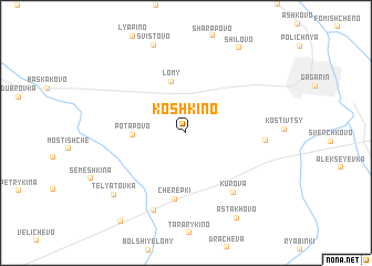 map of Koshkino