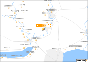 map of Koshkino