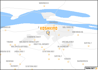 map of Koshkino