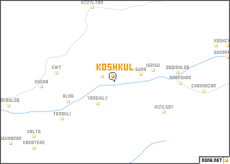 map of Koshkulʼ