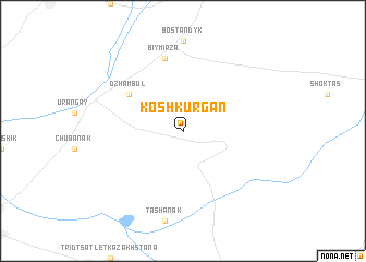 map of Koshkurgan