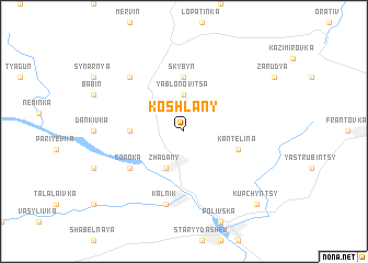 map of Koshlany