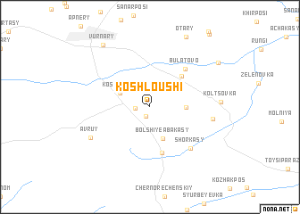 map of Koshloushi