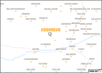 map of Koshnevo