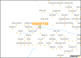 map of Koshnitsa