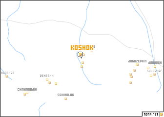 map of Koshok