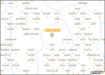 map of Koshomī