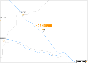 map of Koshopah