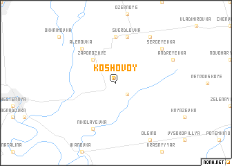 map of Koshovoy