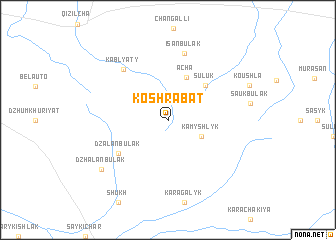 map of Kosh-Rabat