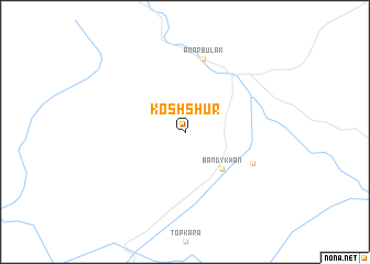 map of Kosh-Shur