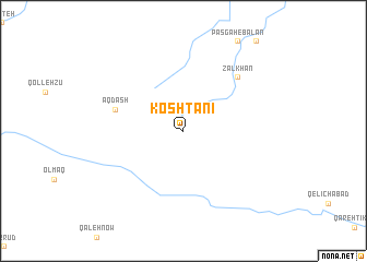 map of Koshtānī