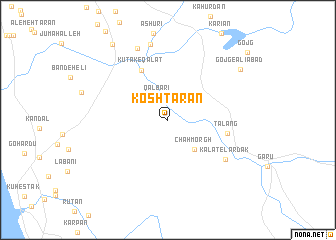 map of Koshtārān