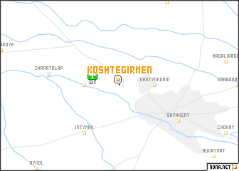 map of Koshtegirmen