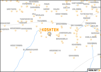 map of Koshteh