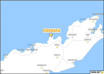 map of Koshuku