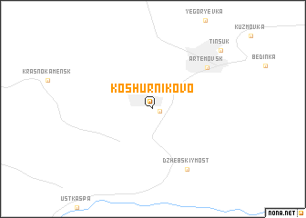 map of Koshurnikovo