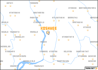 map of Koshwe-e