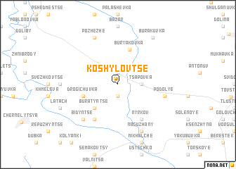 map of Koshylovtse